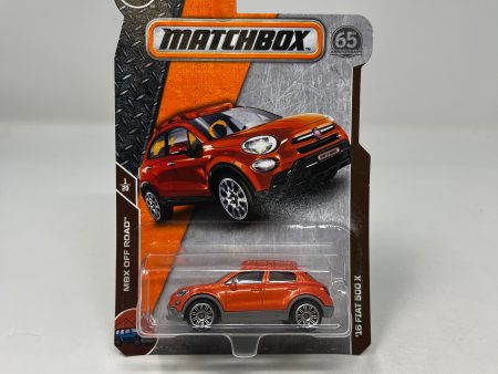 16 Fiat 500 X * Orange * Matchbox Basic Online Sale