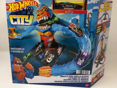 Wreck & Ride Gorilla Attack * Hot Wheels City Track Pack on Sale