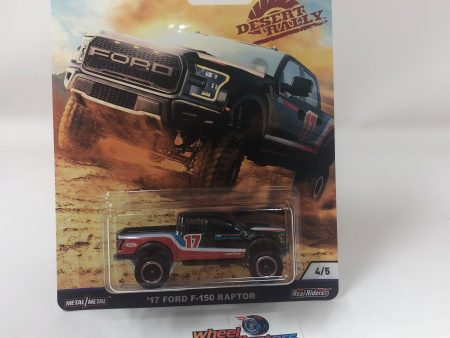 17 Ford F-150 Raptor * Hot Wheels DESERT RALLY Car Culture on Sale