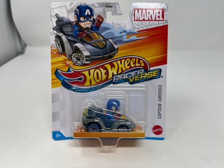 Captain America Marvel * 2024 Hot Wheels Racer Verse Case J Release Online Sale