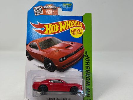 15 Dodge Challenger SRT #235 * RED * 2015 Hot Wheels Basic For Discount