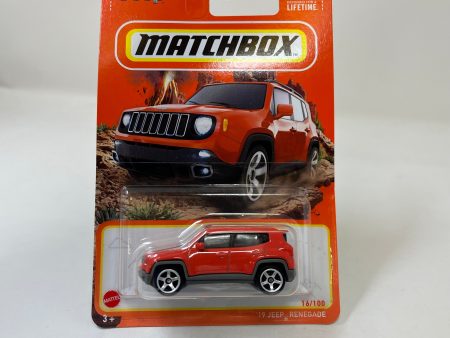 19 Jeep Renegade #16 * Orange * 2024 Matchbox Case D For Cheap