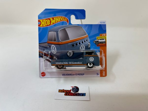 Volkswagen T2 Pickup #42 * Grey * 2024 Hot Wheels * SHORT CARD Online now