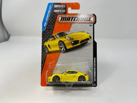 14 Porsche Cayman * Matchbox Basic Series * Yellow Cheap