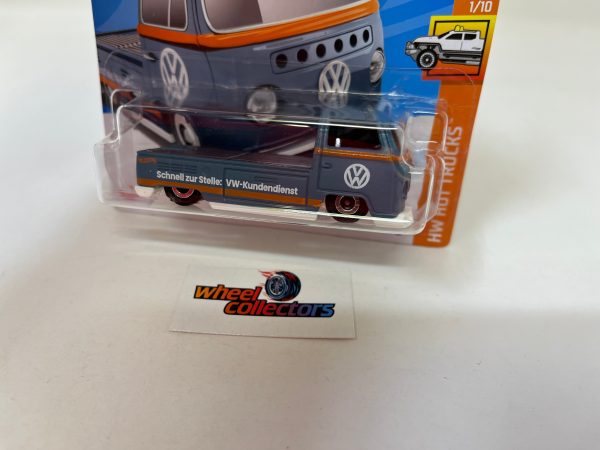 Volkswagen T2 Pickup #42 * Grey * 2024 Hot Wheels * SHORT CARD Online now